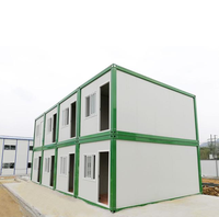 Maison conteneur à deux étages pour dortoir du personnel