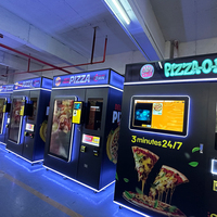 Máquina Expendedora de Pizza Inteligente Totalmente Automática con Servicio Autoservicio, Funcionamiento Continuo las 24 Horas y Pantalla Táctil