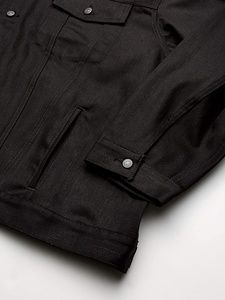 Chaqueta de tela vaquera para hombre, fabricante de chaquetas de tela vaquera, lavado de pigmentos, OEM, personalizado - Product Image 3