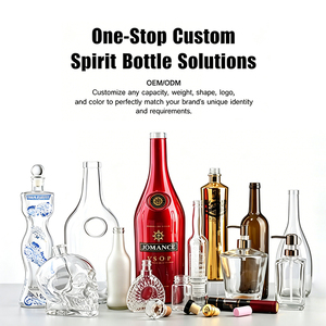 Botella de Whisky de Vidrio Súper Flint en Forma de <span class=keywords><strong>Corazón</strong></span>, Color <span class=keywords><strong>Blanco</strong></span> Cristal, 750 ml, con Tapón de Corcho para Almacenamiento de Licores - Product Image 6