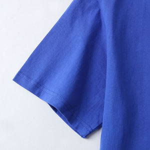 T-shirts pour hommes en coton pur tricoté de haute qualité, vierges, personnalisables avec logo - Product Image 2