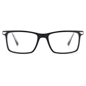 Custom Logo Wholesale Flat Mirror Unisex Trendy Fashion Acetate Frames Eyeglasses Frame Reading Glasses Optical Frames