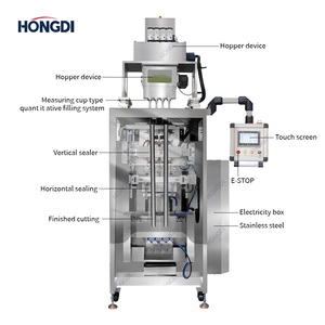 Machine d'emballage automatique de poudre en acier inoxydable de qualité alimentaire pour sachets/sacs de poudre de poivre et de cumin - Product Image 3