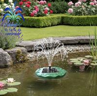Fuente Solar con Bomba de 2 Buda, Mini Fuente de Agua, Fuente Solar para Estanque/Aspersor para Baño de Pájaros, Set de Fuente