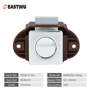 Suku cadang RV & Aksesori kenop dorong dengan desain Push-In mudah digunakan Escutcheon - Product Image 6