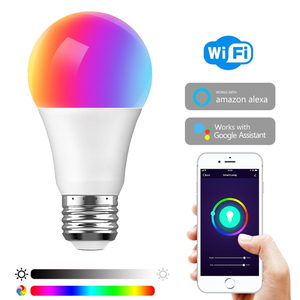 Phong cách mới thông minh tuya nhà A60 bóng đèn điện thoại di động App Led Wifi E27 9 wát rgbwc bóng đèn - Product Image 3