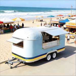 Camion de restauration d'<span class=keywords><strong>occasion</strong></span> professionnellement remis à neuf avec inspection mécanique récente, extérieur repuissé et garantie pour un démarrage sécurisé - Product Image 1