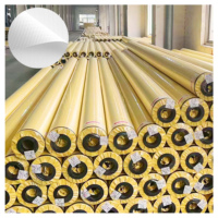 Rouleaux de bannières flexibles en PVC imperméables KMP, matériau d'impression publicitaire extérieur, rouleaux de bannières en vinyle pour impression numérique