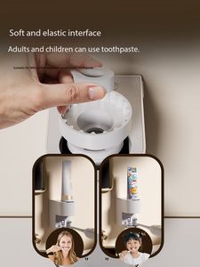 Intelligent Fully Automatic Induction <b>Toothpaste</b> <b>Squeezer</b>, Wall Mounted Electric <b>Squeezer</b>, Bathroom No Drilling - Product Image 6