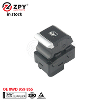 Interrupteur de lève-vitre électrique ZPY 8WD959855 pour Audi A4 A5 A6 A7 Q5 Q7 Q8 E-Tron, bouton de commande de vitre électrique 8WD959855, remplacement OE