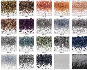 Zhubi AB Color diamante taglio vetro foro dritto perline anello alto trasparente a punta bracciale gioielli fatti da te sciolti natura cristallo - Product Image 5