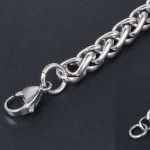 สร้อยข้อมือสแตนเลสสตีล 304 ขัดเงาคุณภาพสูง ป้องกันอาการแพ้ ขายส่ง ดีไซน์แฟชั่นปี 2024 - Product Image 2