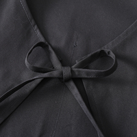 Approvisionnement d'usine coréen élégant Polyester coton tissu couleur unie tablier Chef lait thé café Restaurant préposé tablier de travail