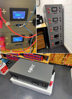 SOEC Nouvelle version V19 Kits DIY Boîte 51.2V 280/314Ah Batterie LiFePO4 Boîtier en acier inoxydable Conception empilable JKPB2A16S20P BMS LCD