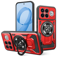 Coque de téléphone Lichicase pour Xiaomi Poco F8 Pro F8 Ultra, découpe précise, rigide et souple, 2 en 1, avec support rotatif de décompression
