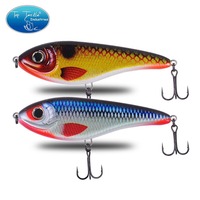 Leurre pour poissons d'eau salée et d'eau douce, type Minnow, 9cm 21g, en acier inoxydable, JERK BAIT Flame Dragon, artificiel, rigide, nouvelle couleur, vente en gros