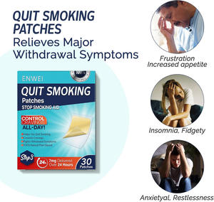 エンウェイ禁煙パッチ7mg天然ハーブ100%天然植物由来認証済みOEM禁煙補助剤（口、鼻、体用）ステップ3 - Product Image 6
