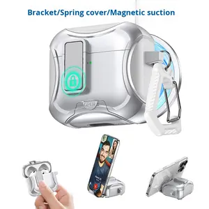 Soporte magnético Pro3 para Apple para <span class=keywords><strong>Airpods</strong></span> Nueva funda protectora de TPU Compatible con la funda para auriculares AirpodsPro2 - Product Image 3