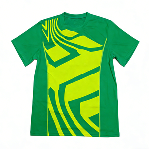 T-shirt de course à manches courtes, respirant, léger, à séchage rapide, avec impression par sublimation de logo personnalisé, pour la remise en forme en plein air - Product Image 1