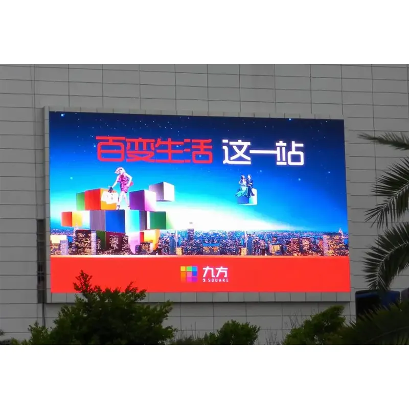 P3 P4 P5 P6 Outdoor Full Color Led Board Sign HD SMD RGB Publicidade LED Display Screen Impermeável IP65 Station Plaza Video Wall