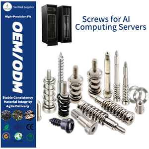 AI Computing Server Heat Sink Screw Spring Loaded <b>Fastener</b> Stainless Steel Phillips Head CPU Cooler Mounting Hardware Component - Product Image 1