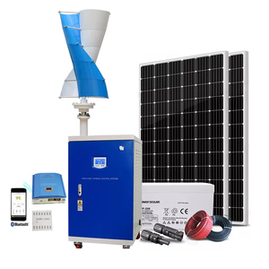 Sistema de Energía Solar y Eólica para el Hogar, Generación de Energía Eólica Eficiente para Uso Doméstico, Sistema de Energía Solar y Eólica S2000W - Product Image 1