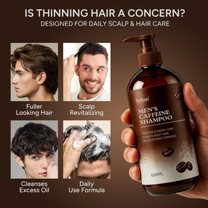 Champú con Cafeína para Hombre, para el Crecimiento del Cabello, Anticaída, Engrosador, con Biotina, Fórmula para el Cuidado del Cuero Cabelludo, Marca Privada OEM - Product Image 2
