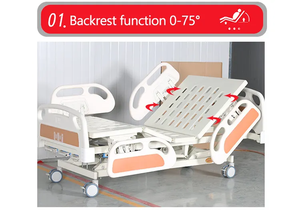 Équipements médicaux lit d'hôpital à trois manivelles <span class=keywords><strong>acheter</strong></span> lit d'hôpital <span class=keywords><strong>médical</strong></span> - Product Image 2