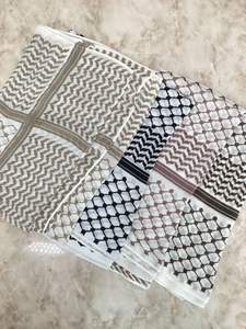 Nouvel arrivage de foulards Keffieh Hijab imprimés de qualité supérieure vente en gros de châles de Palestine en coton modal fin Hijab écharpe - Product Image 5