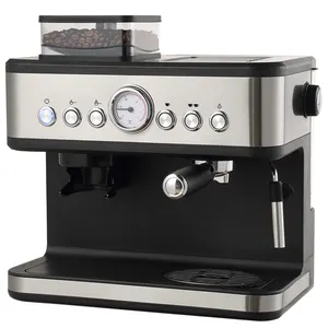 מכונת קפה אוטומטית מלאה מכונת קפה אספרסו רב תכליתית מכונת קפה קפוצ'ינו מסחרית תעשייתית