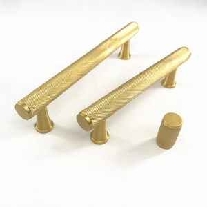 14mm Bar T Shape Wardrobe <strong>Cupboard</strong> Satin Solid Brass Knurled <strong>Handle</strong> Knobs Kitchen Bedroom <strong>Copper</strong> Cabinet Door Pull <strong>Handles</strong> - Product Image 3