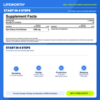 Kapsul Ekstrak Ceri Tart LIFEWORTH 1500mg 90 Kapsul dengan Biji Seledri dan Bilberry