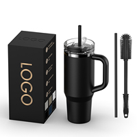 ANSHENG Fabricant Direct – Tasse en Acier Inoxydable 40oz, Mug de Voyage Isotherme Sous Vide 40oz avec Poignée