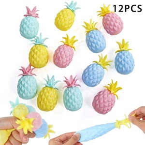 Cheap Fruit Shape Pull Stretch Promote Stress Relief Pineapple Gel Water <b>Bead</b> Squeeze Ball Fidget Toys - Product Image 1