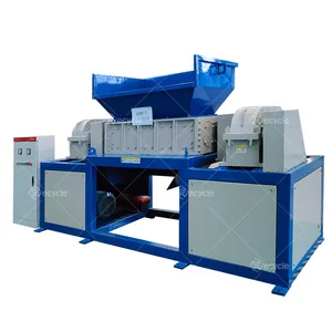 Goede Prijs Stabiele Afval Plastic Recycling Crusher Dubbele As Shredder Machine/Kartonnen Band Shredder