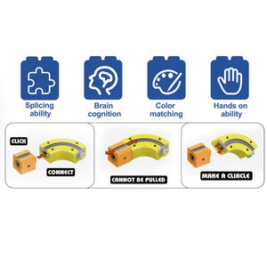 Лидер продаж, модель электромобиля, длинная железнодорожная трасса, детская сборка, волшебная трасса, 1:5 масштаб, щелочная батарея AAA, гоночная подиумная игрушка - Product Image 2