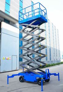 Caliente 500kg Altura de carga 10 metros Capacidad Elevador de tijera móvil eléctrico-hidráulico - Product Image 5