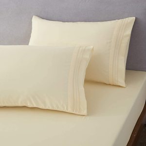 Ensemble de draps de lit brodés de luxe de haute qualité à prix avantageux, fabriqué en Chine, série 400TC, microfibre, ensemble de literie 4 pièces - Product Image 2