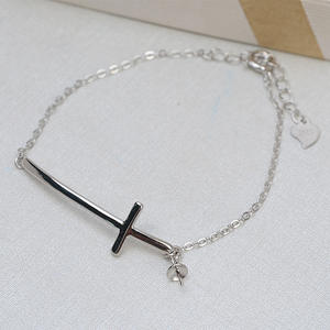 Bracelet en argent S925 pour femme avec 6-10 perles, accessoires de bijoux DIY, plateau vide, bracelets à breloques tendance, Tide 1613 - Product Image 1