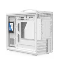Wholesale Micro ATX Mid Tower Gaming PC Case, Tempered Glass Side Window Desktop Computer Chassis