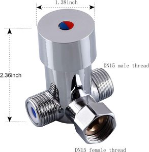 Tự động cảm biến vòi nước nhiệt độ điều chỉnh van nhiệt độ Mixer trộn van - Product Image 2