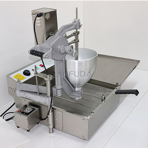 Machine à beignets commerciale semi-automatique manuelle <span class=keywords><strong>de</strong></span> comptoir, multi-formes, pour beignets en forme <span class=keywords><strong>de</strong></span> <span class=keywords><strong>fleur</strong></span> <span class=keywords><strong>de</strong></span> prunier et <span class=keywords><strong>de</strong></span> anneaux <span class=keywords><strong>de</strong></span> blé sucrés - Product Image 3