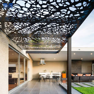 Pergola de jardin rétractable en aluminium, <span class=keywords><strong>avec</strong></span> perchoirs réglables, métal solaire, pergola et toit de patio, jardin en acier, gazébo, pour l'extérieur - Product Image 4