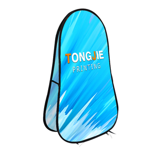 Expositor <span class=keywords><strong>Publicitario</strong></span> para Eventos Deportivos al Aire Libre, Soporte de Exhibición de Pancartas, <span class=keywords><strong>Diseño</strong></span> Vertical Cuadrado, Material de Poliéster Resistente, 4 Clavos para el Suelo - Product Image 4