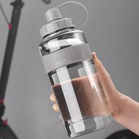Buvez suffisamment d'eau quotidiennement Logo personnalisé Pichet d'eau de sport de fitness sans BPA Bouteille d'eau de plus grande capacité avec sangle
