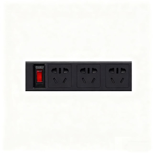 ปลั๊กพ่วง 8 ช่อง 10A 2500W PDU แบบติดตั้งบนแร็ค 1U พร้อมสวิตช์ป้องกันไฟเกิน ตัวเรือนอะลูมิเนียม ดีไซน์ปลายสีส้มเพื่อความปลอดภัย - Product Image 3