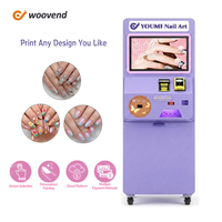 Máquina Expendedora Automática de Arte de Uñas con Impresora de Uñas de Autoservicio Vertical/de Escritorio y Múltiples Métodos de Pago