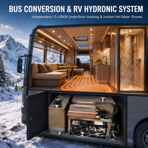 Calentador de Estacionamiento Diésel 12V 24V, Calentador de Agua Diésel 10KW 30KW 40KW, Caldera de Agua para Camión, Autobús, <span class=keywords><strong>Autocaravana</strong></span> - Product Image 1