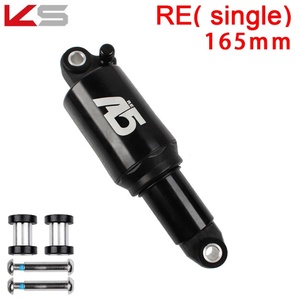 <span class=keywords><strong>Amortisseur</strong></span> de vélo en alliage d'aluminium KS A5, double cylindre à air arrière pour vélos de route, options 125/150/165/190 mm, léger 170 g - Product Image 5