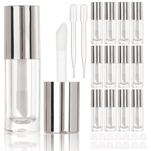 Tubo de Lápiz Labial de Plástico ABS de 6.5 ml Directo de Fábrica con Cabezal de Brocha Grande para Envasado de Cosméticos, Acepta Logotipo y Color Personalizados - Product Image 1